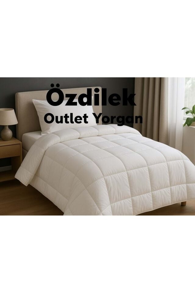 Özdilek Microsoft Outlet Tek Kişilik Silikon Beyaz Yorgan (155x215)