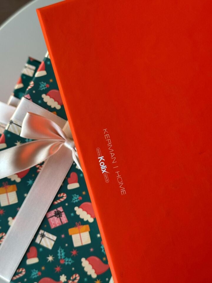 Kolix 3'lü Yılbaşı Temalı Dekoratif Fiyonklu Hediye Kutusu Karma Model  Happy New Year Noel Kutu