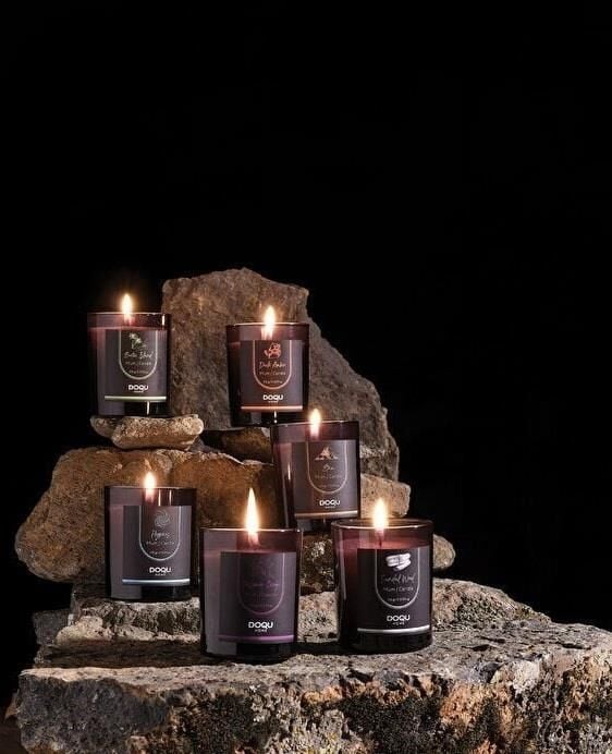 Doqu Home New Dark Amber Kokulu Mum Saydam - 170 gr