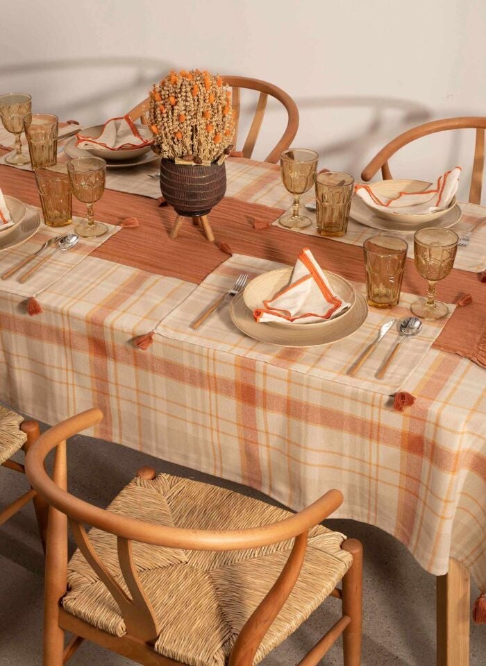 The Mia Ekose Amerikan Servis 45 x 30 Cm - 4 Lü Set TXT0262