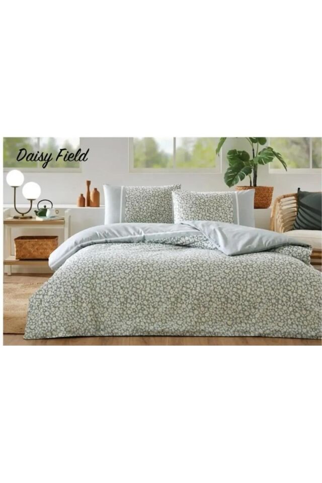 Özdilek Daisy Field Nev Tek Kişilik Nevresim Takımı - mint
