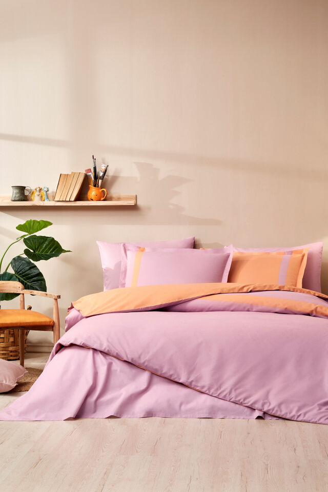 Özdilek Colour Stripe Çift Kişilik Nevresim Takımı Mavi