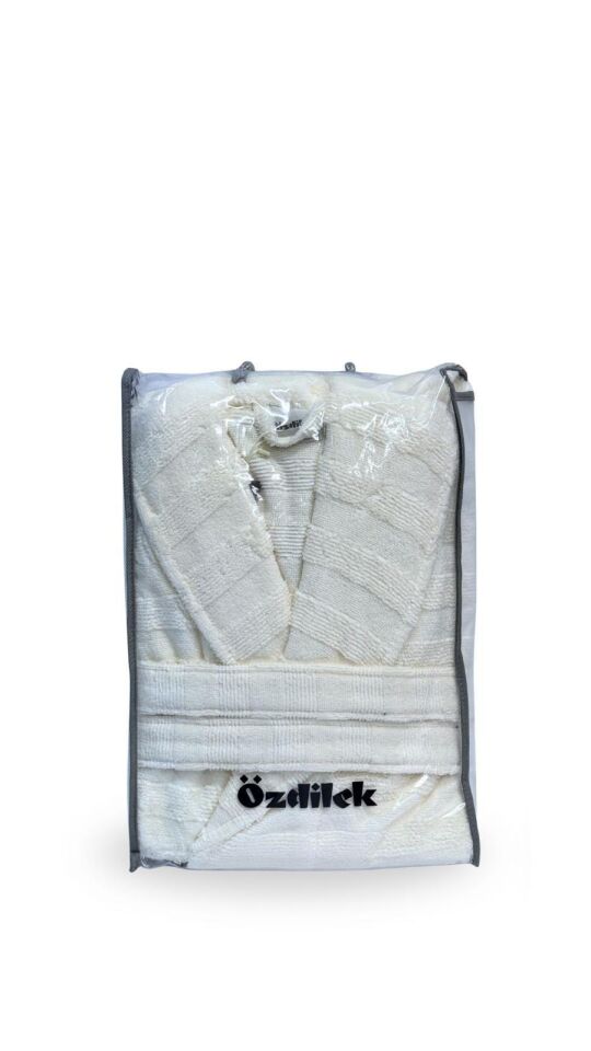 Özdilek Opulent Touch Bornoz L Beden Beyaz
