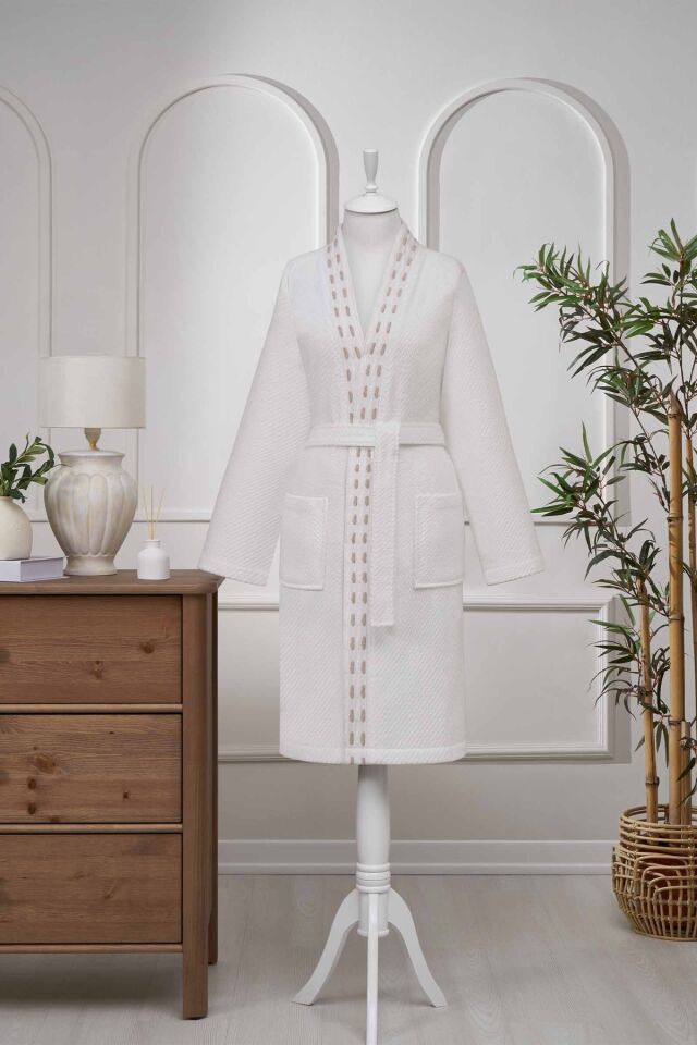 Özdilek Sculpted Kimono Bornoz L Beden