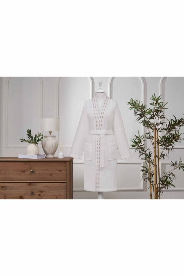 Özdilek Sculpted Kimono Bornoz L Beden