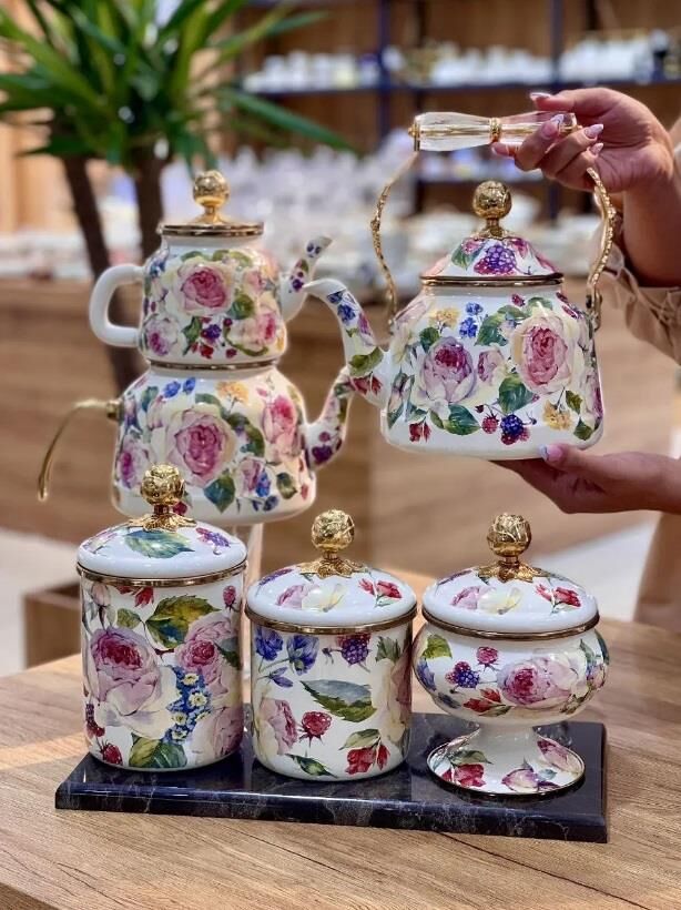 Miss Betty Emaye Demlik-Kettle 2,5 Lt Rose Deluxe MİSS-16895-17