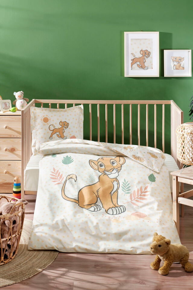 Özdilek Lion King Simba Happy Disney Lisanslı Bebek Nevresim Takımı