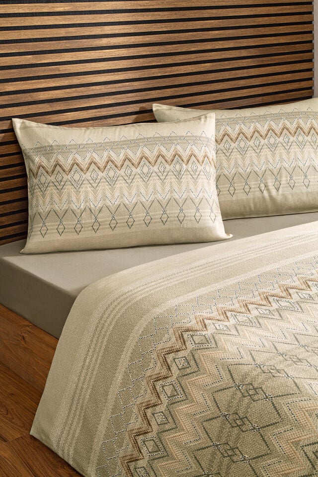 Özdilek Herringbone Çift Kişilik Soft Life Saten Nevresim Takımı
