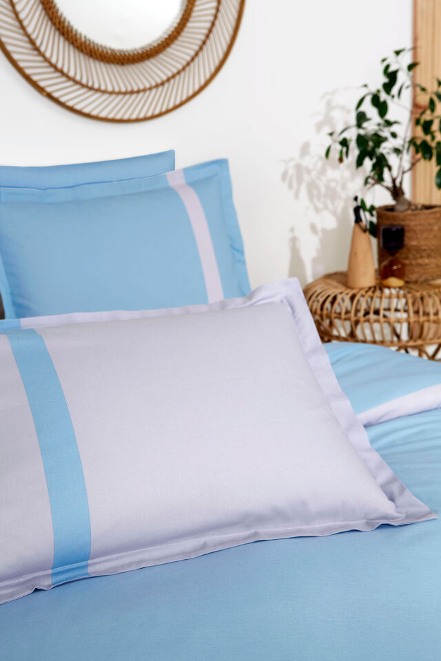 Özdilek Colour Stripe Tek Kişilik Nevresim Takımı Mavi