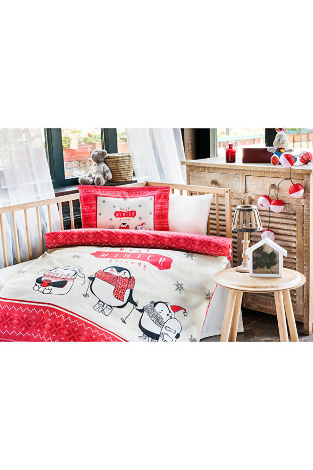 Özdilek Winter Friend Kışlık Flanel Bebek Nevresim Takımı