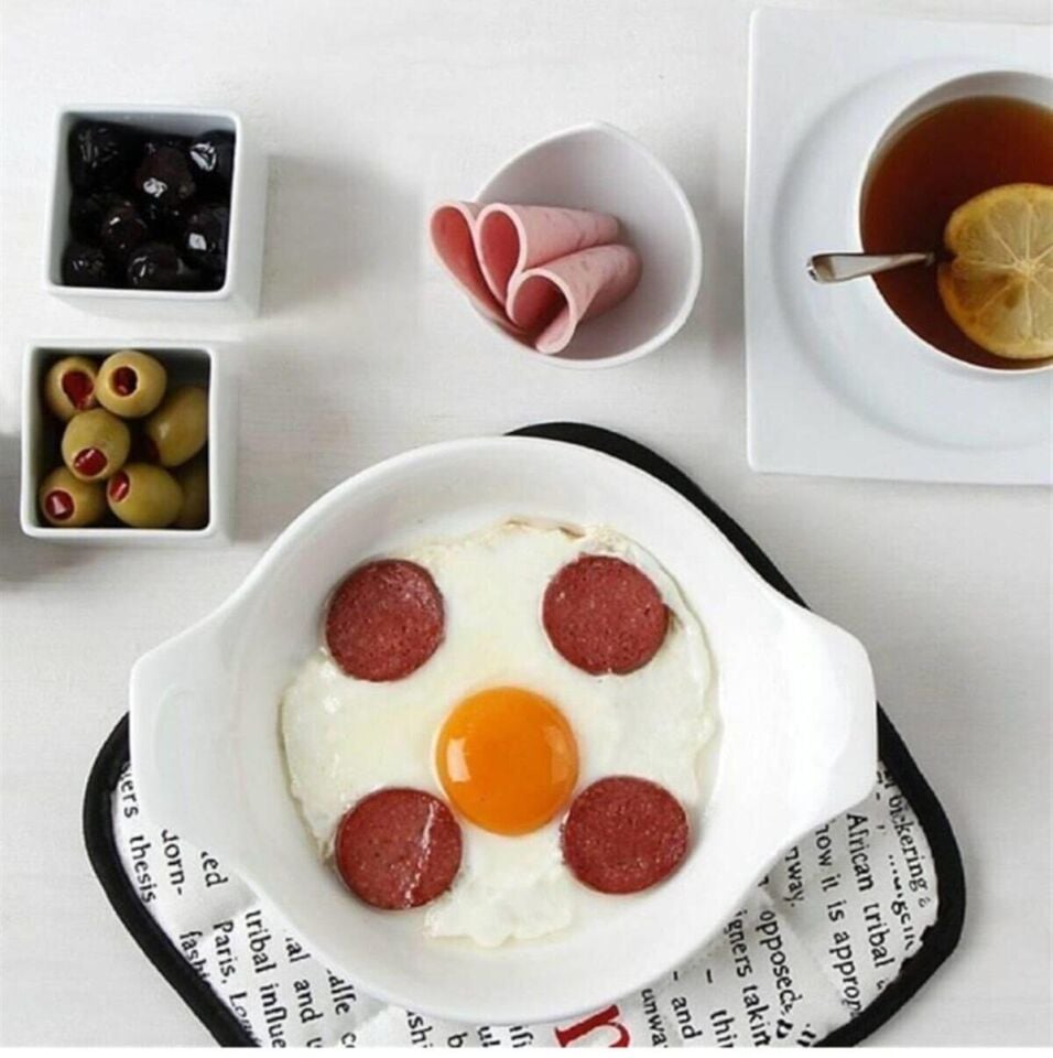Porland Beyaz Sahan 21cm 2'li 04A+P017909