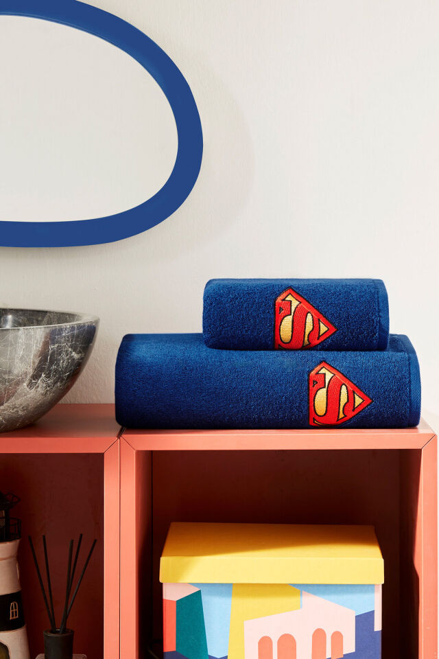 Özdilek Superman Hero Lisanslı 2'Li Havlu Set