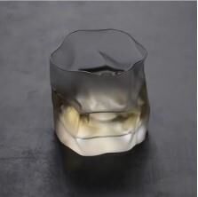 Linanware 2'li Viski/kokteyl Tasarım Cam/dışı Silikon Kaplı Bardak 200 ml DSG-13