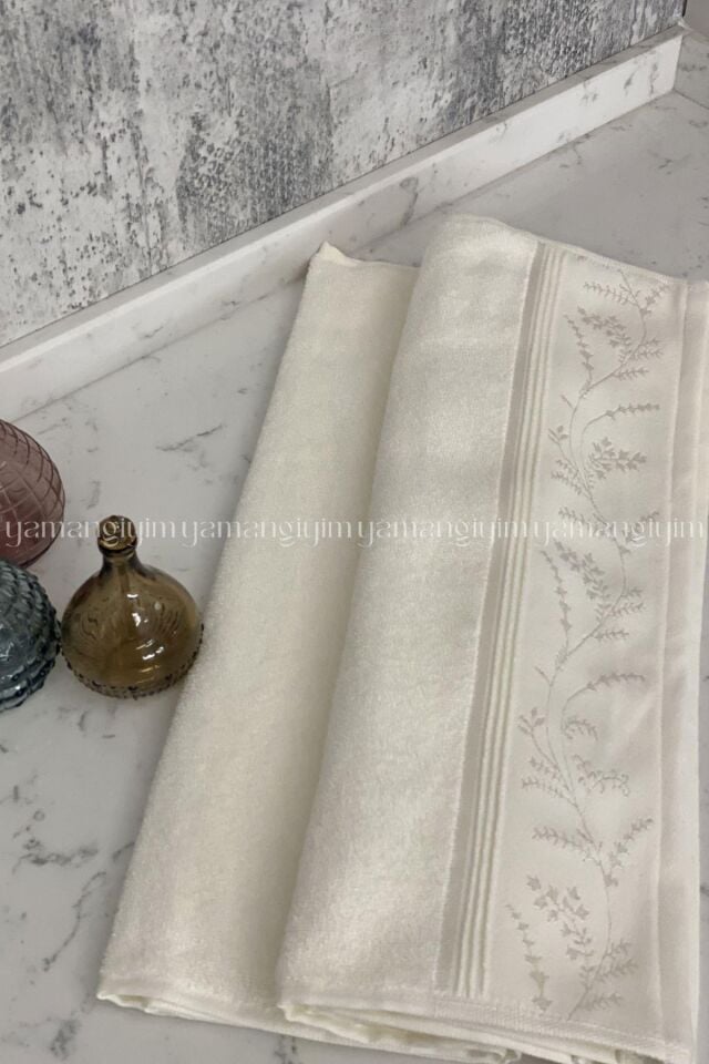 Özdilek Ditsy El-Yüz Havlusu 4 Adet-Antrasit-Krem
