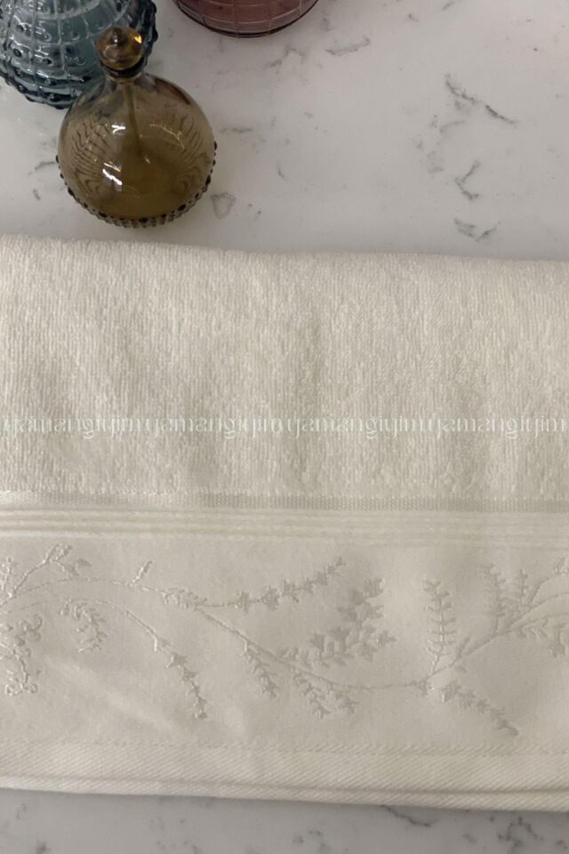 Özdilek Ditsy El-Yüz Havlusu 4 Adet-Antrasit-Krem