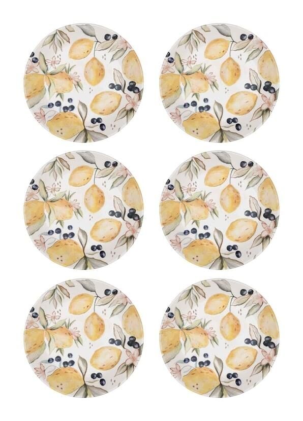The Mia Limoncello Yemek Tabağı 6lı Set 20CM LMN019