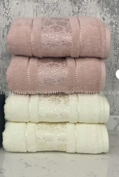 Özdilek Blossom El-Yüz Havlusu 4 Adet-Pembe-Krem
