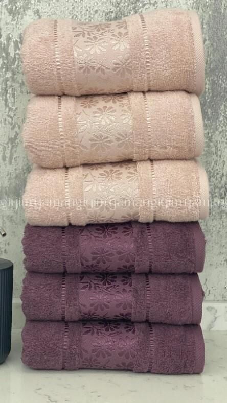 Özdilek Blossom El-Yüz Havlusu 6 Adet-Pembe-Mürdüm
