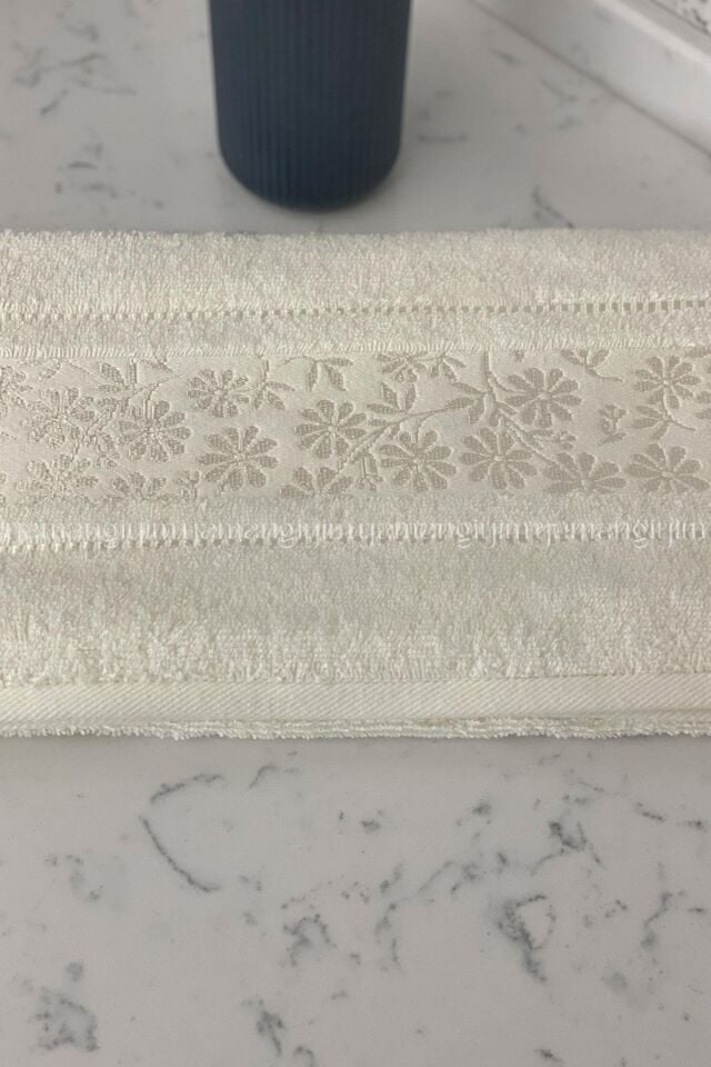Özdilek Blossom El-Yüz Havlusu 6 Adet-Krem