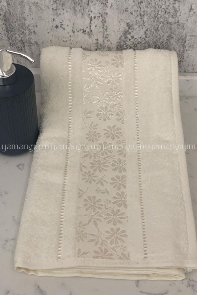 Özdilek Blossom El-Yüz Havlusu 6 Adet-Krem