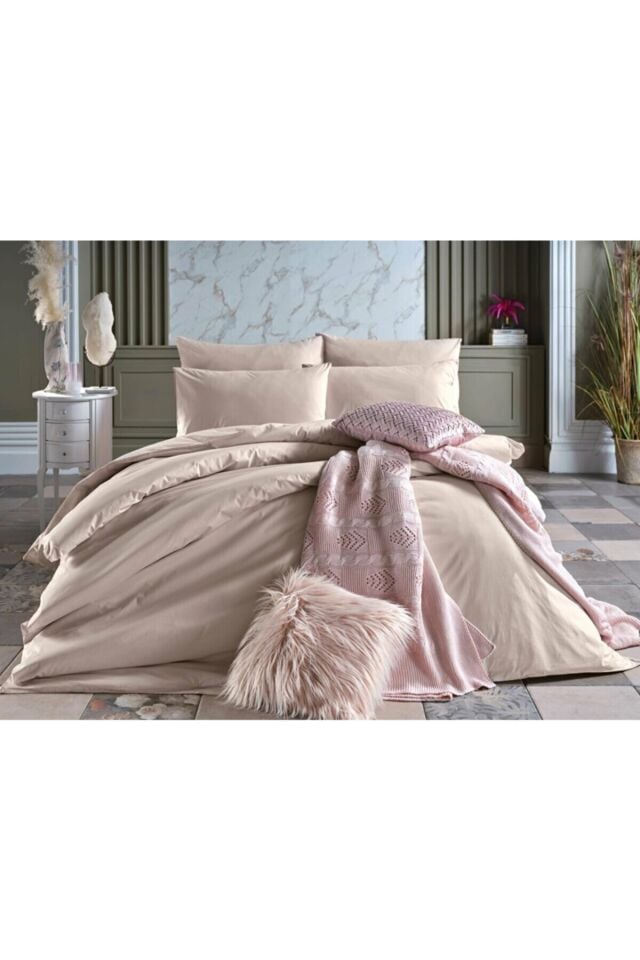 Doqu Home Dreamlife Nevresim Takımı Bej - Çift Kişilik
