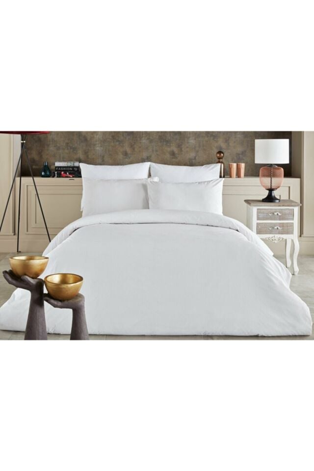 Doqu Home Dreamlife Nevresim Takımı Beyaz - Çift Kişilik