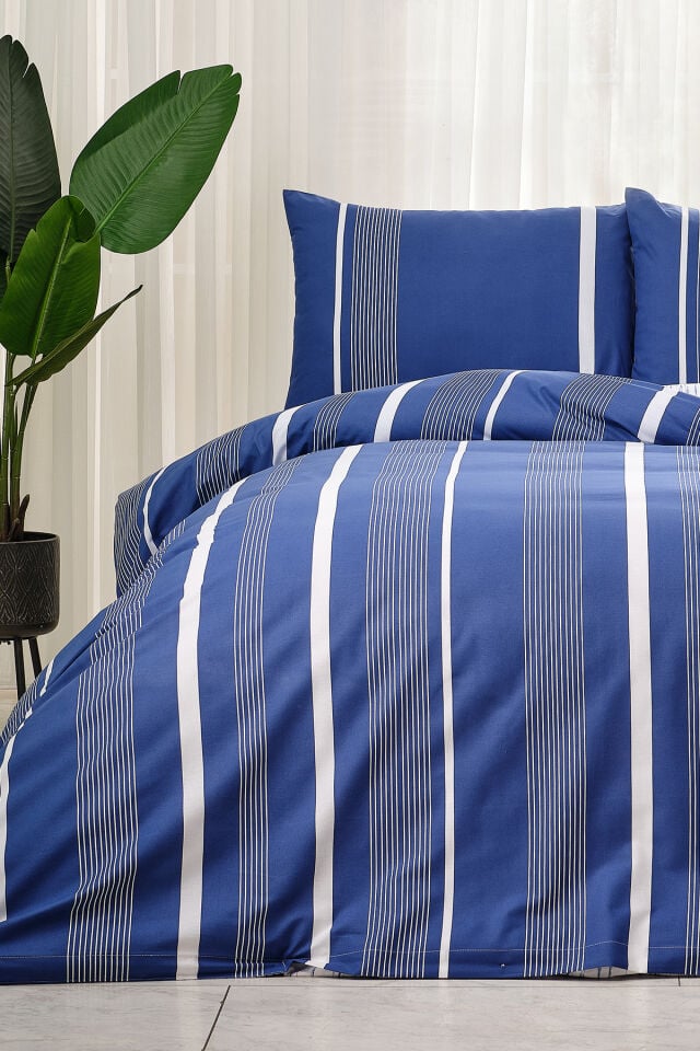 Doqu Home Marine Nevresim Takımı Atlante Çift Kişilik - Lacivert