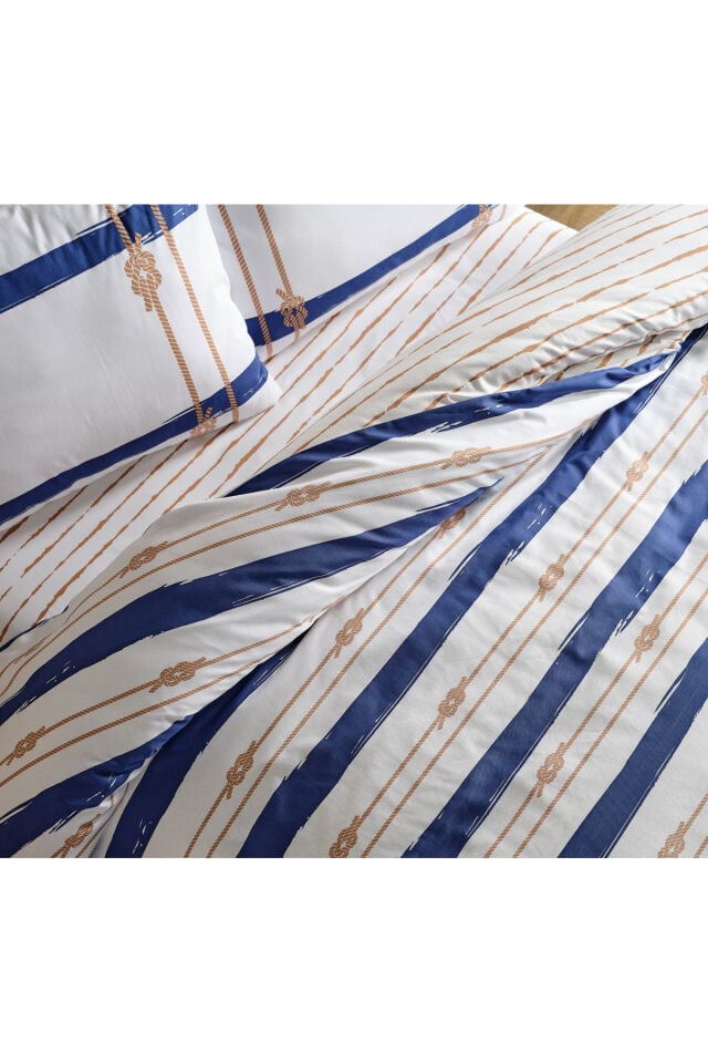 Doqu Home Marine Nevresim Takımı Serene Çift Kişilik - Beyaz