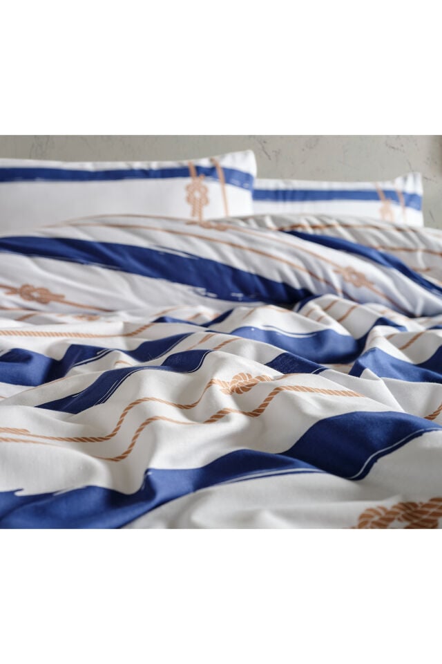Doqu Home Marine Nevresim Takımı Serene Çift Kişilik - Beyaz