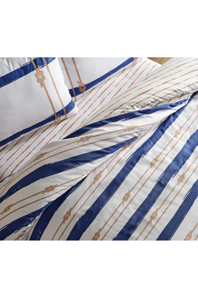 Doqu Home Marine Nevresim Takımı Serene Tek Kişilik - Beyaz