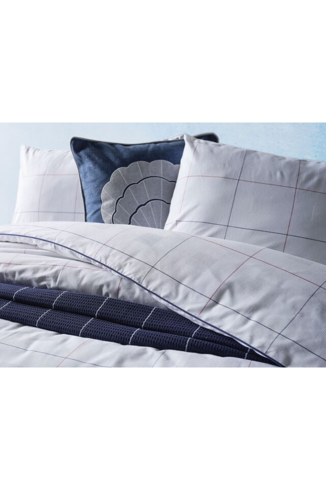 Doqu Home Marine Nevresim Takımı Cruise Tek Kişilik - Beyaz