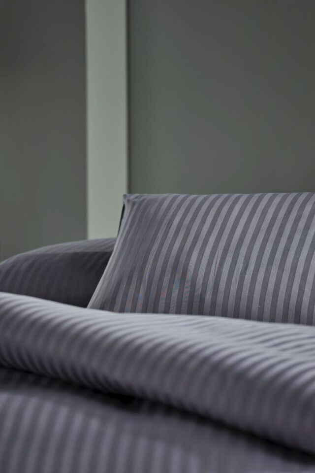Doqu Home Saten Artline Nevresim Takımı Gri - Çift Kişilik