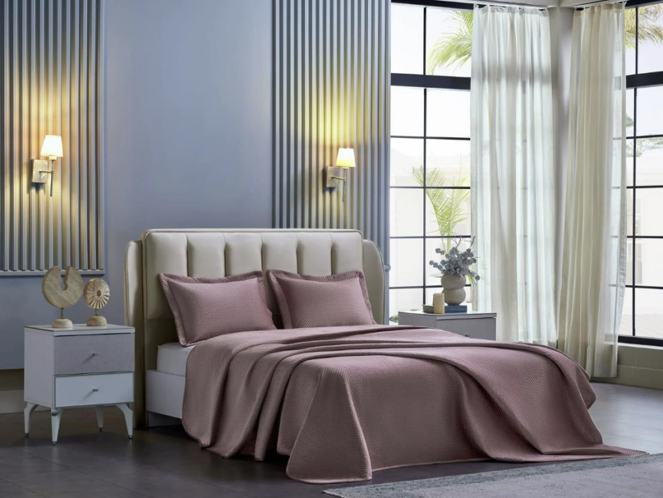 Doqu Home Evlilik Paket Silver Pudra Çeyiz Seti Nevresim Bornoz Seti