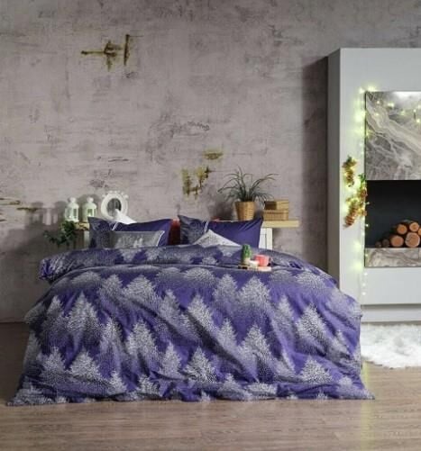 Doqu Home Ranforce Charm Nevresim Takımı Çift Kişilik - Lacivert