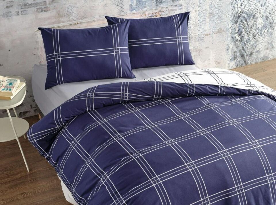 Doqu Home Ranforce Nevresim Takımı Navy Tek Kişilik - Lacivert