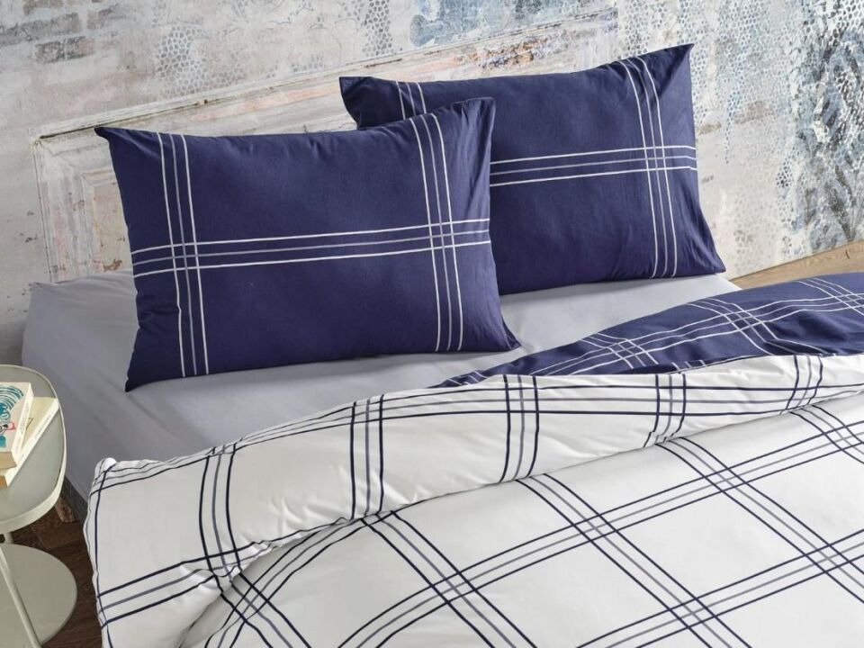 Doqu Home Ranforce Nevresim Takımı Navy Tek Kişilik - Lacivert