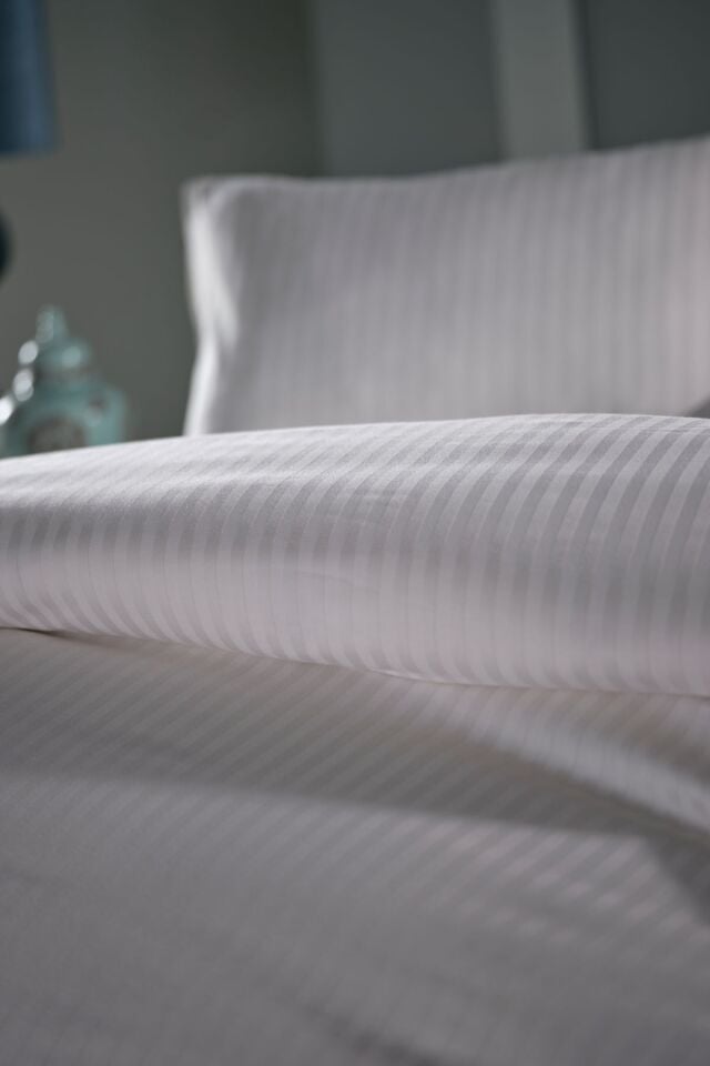 Doqu Home Saten Artline Nevresim Takımı Beyaz - Çift Kişilik