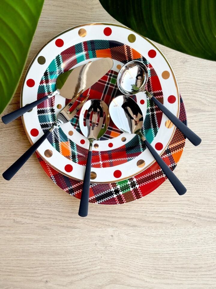 Crearthome Venüs Sos Seti Çelik Lacivert 5 Parça YTK 026
