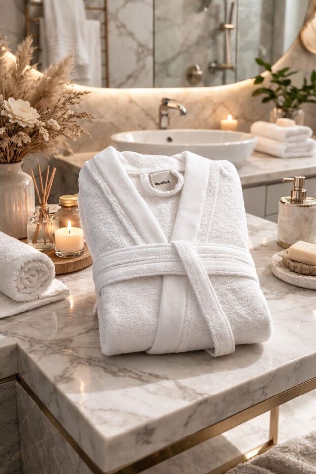 Özdilek Serenity Bathrobe Bornoz Beyaz M Beden