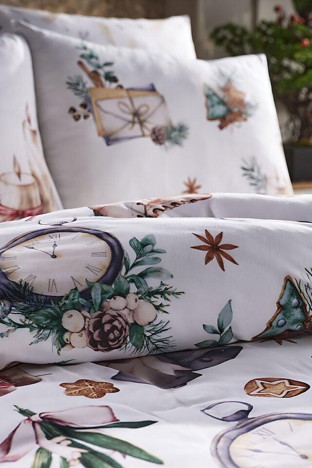 Doqu Home Poly Cotton Skate Çift Kişilik Nevresim Takımı