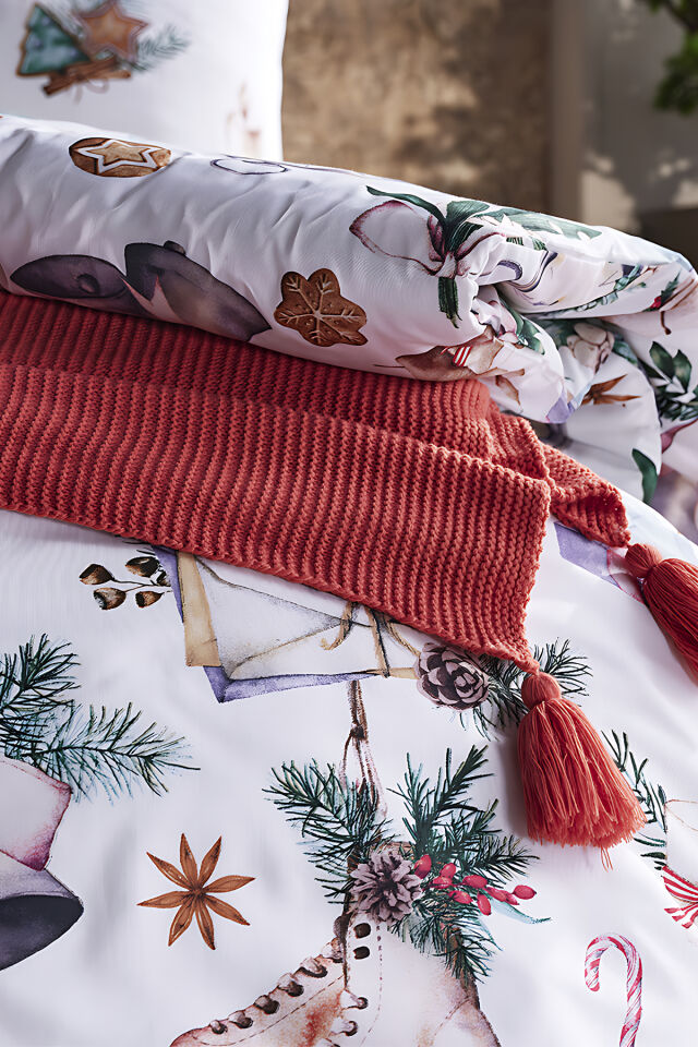 Doqu Home Poly Cotton Skate Çift Kişilik Nevresim Takımı