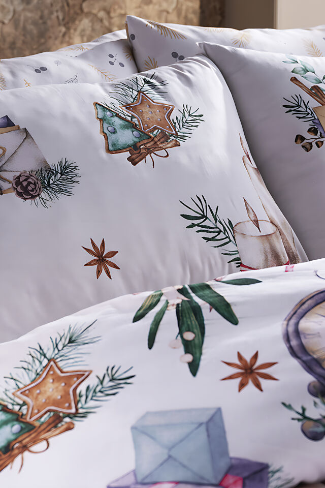 Doqu Home Poly Cotton Skate Çift Kişilik Nevresim Takımı