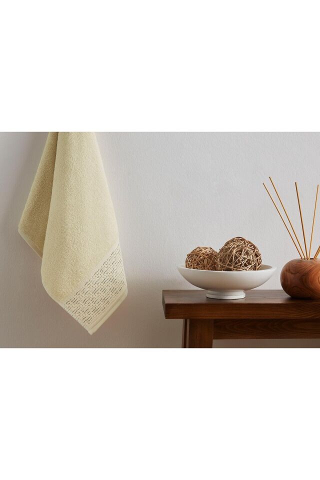 Özdilek Diagonal Waffle El ve Yüz Havlusu 50x90 cm Bej