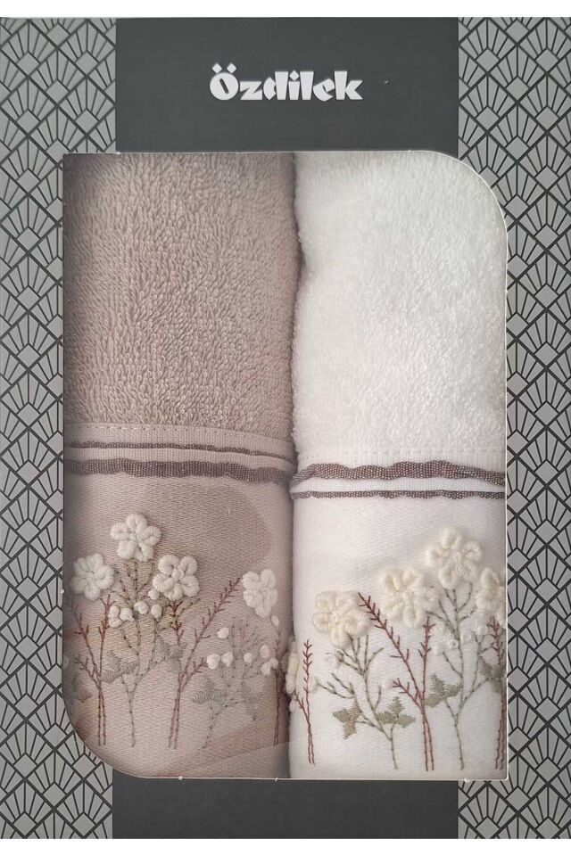 Özdilek Ditsy Garden 2'li Havlu 50*90 Cm El-Yüz Havlusu Nak-1