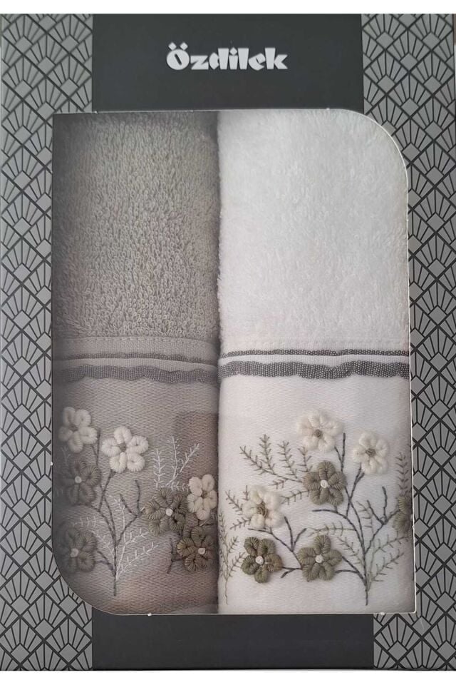 Özdilek Ditsy Garden 2'li Havlu 50*90 Cm El-Yüz Havlusu Nak-2