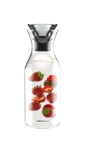 Linanware Karaf Sürahi Cam Şişe Çelik Kapak 1200 ml DSG-28