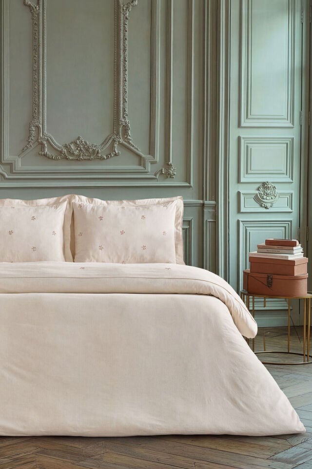 Doqu Home Rosabelle Keten Nevresim Takımı Çift Canvas