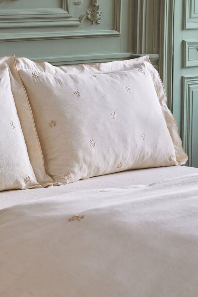 Doqu Home Rosabelle Keten Nevresim Takımı Çift Canvas
