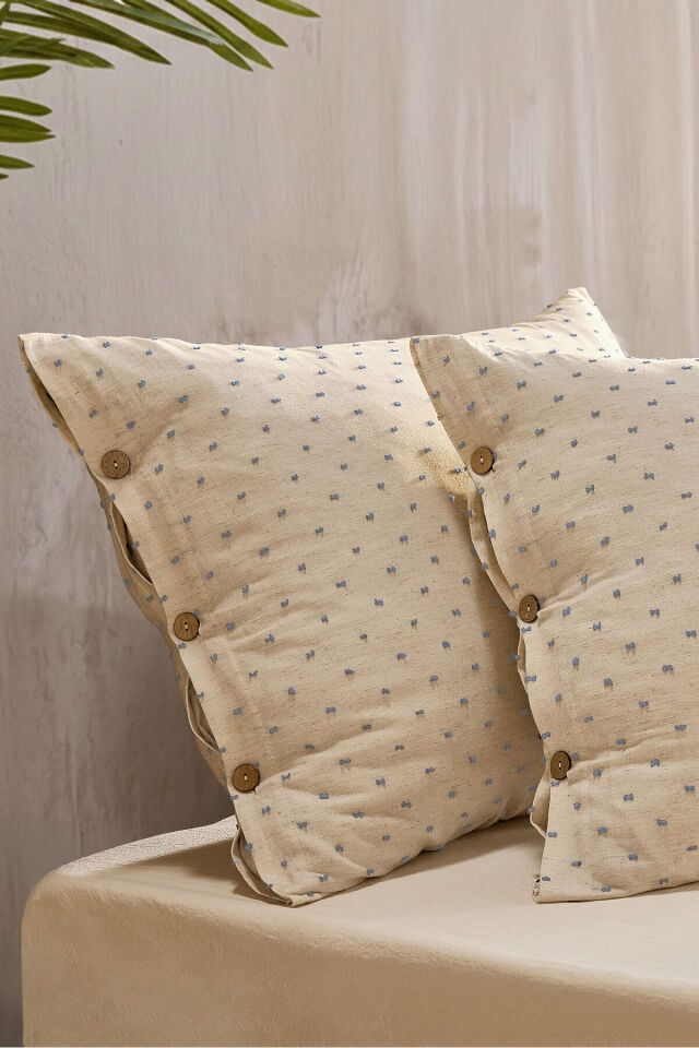 Doqu Home Akdeniz Keten Nevresim Takımı Tek Calınen