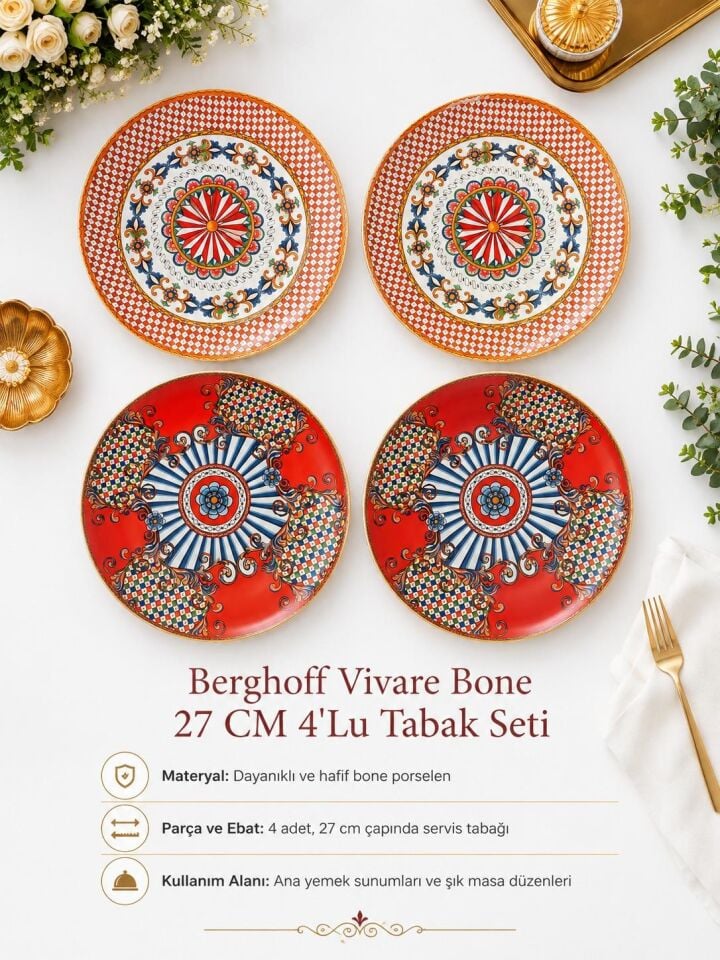 Berghoff Vivare 18 Parça Çay İkram Seti